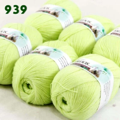 Sale 6 Skeinsx50g LACE Soft Acrylic Wool Cashmere hand knitting Crochet Yarn 939 - Image 1 of 4
