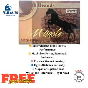 Miracle Coffee Sabah Brands For Men and Women Energy Booster - 20 Sachets (new) - Picture 1 of 8