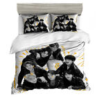 Bedding Sets Soft Doona Cover Set Bedroom Decor 3D Printed BTS S/D/Q/K Fans Gift
