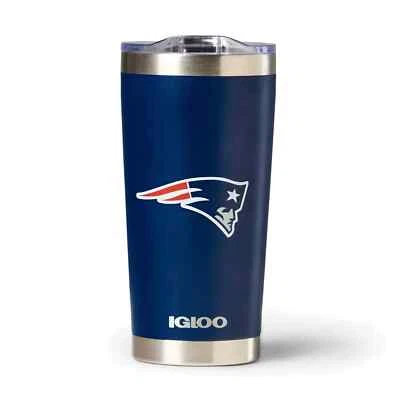 New England Patriots NFL Igloo Stainless Steel 20 oz. Tumbler NEW - Image 1 of 4