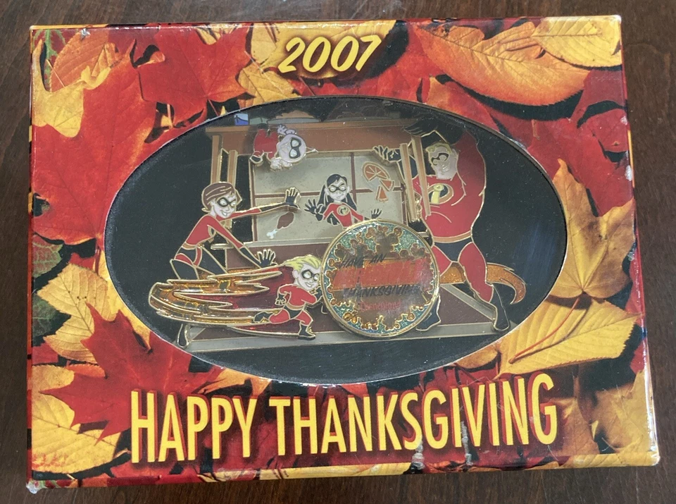 Disneyland 2007 Acción de Gracias Los Increíbles PIN GIGANTE EDICIÓN LIMITADA 500 Foto 1 de 4