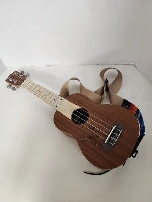 Handcrafted -Dannyukes -Model U13 -Ukulele 21" Soprano w'Strap-Mexico VG+ B2 - Image 1 of 4