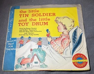 THE LITTLE TIN SOLDIER - PETER PAN RECORDS # 357 - RED VINYL - 1953 - VG+ - Picture 1 of 3