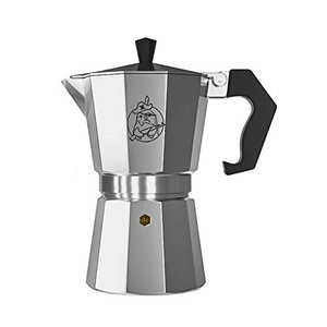 EU Food Grade Classic Stovetop Espresso Maker for Great Flavored Strong Espre...