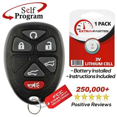 For 2007 2008 2009 2010 2011 2012 2013 2014 Chevrolet Tahoe Remote Key Fob - Image 1 of 4