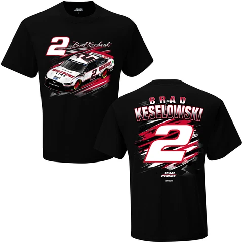 2021 BRAD KESELOWSKI #2 DISCOUNT TIRE NASCAR LICENSED BLACK FUEL TEE SHIRT Cover