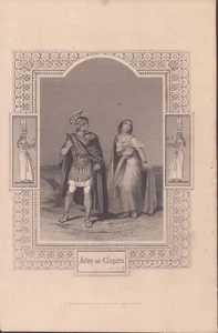 Stampa arte vintage - Shakespeare - Antonio e Cleopatra - atto 4 scena 10 - Foto 1 di 1