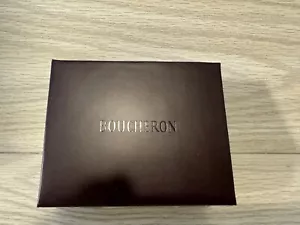 Boucheron Set of 2 mini Leather Box NOS NEW! - Picture 1 of 10