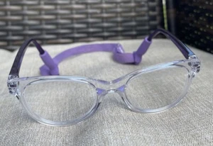 OAKLEY Twin Tail Humbly OY8022-0444 Purple Girls Kids Semi Cat Eye Eyeglasses - Picture 1 of 15