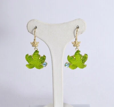 TAGLIAMONTE ORECCHINI  ARGENTO 925 STELLA MARINA  PASTE VITREE          TGN 938 - Immagine 1 di 3