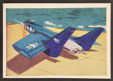 Vought Cutlass 1958 USA Military Plane Jet Card (NM) German Version