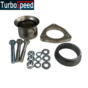 New Fit Exhaust Flared Y Pipe Triangle Flange Repair Kit 2 1/4" Semi-Direct - Picture 1 of 6