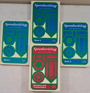 Vintage ABC Shorthand Books Lot Of 4-1966 Hardcovers 1-3 - Imagen 1 de 15