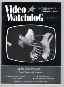 VIDEO WATCHDOG #4-APR.1991-DAVID LYNCH-KYLE MACLACHLAN-NICOLAS CAGE-VF/NM - Picture 1 of 2