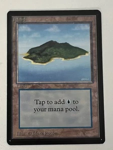 Magic the Gathering MTG Island v.1 (Blue) Beta COND NM (Beta Bob) - Picture 1 of 3