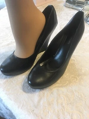 Call It Spring Wedge High Heel Black Size 10  4.5” Heel Shoes - Image 1 of 4