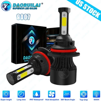 Kit de bombillas LED de 4 lados alto/bajo para Ford F-150 F-250 F-350 Super Duty 9007 Foto 1 de 4