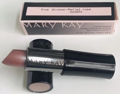 New In Box Mary Kay Creme Lipstick Pink Shimmer Full Size Fast Ship - Image 1 of 2
