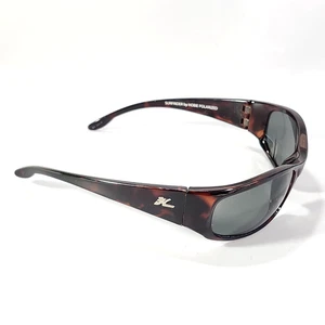 Sonnenbrille Hobie Surfrider polarisiert Schildpatt-Gestell schwarze Gläser 64-20-130 - Bild 1 von 14