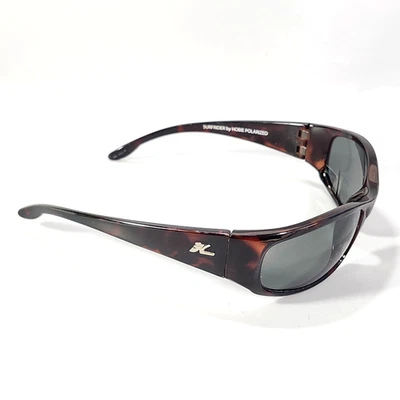 Gafas de sol Hobie Surfrider polarizadas marco caparazón de tortuga lentes negras 64-20-130 Foto 1 de 4