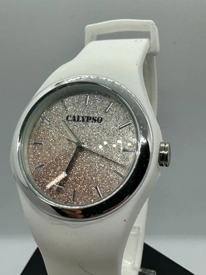 RELOJ CALYPS K5754/1 MUJER CUARZO - CORREA SILICONA BLANCA - ESTILO DEPORTIVO Foto 1 de 4