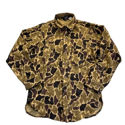 复古羊毛衬衫迷彩迷彩狩猎户外美国制造中号 — 第 1/4 张图片
