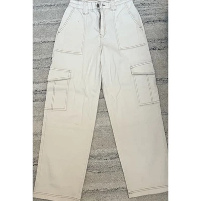 Pantalón Skater Madden NYC - Mediano - Talla 7-9 - Color ECRUDO - NUEVO CON ETIQUETAS Foto 1 de 4