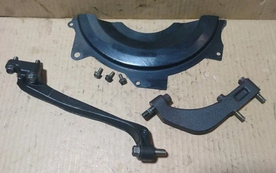 92-95 CIVIC D16Z6 Auto Trans Torque Converter Dust Shield Plate Cover + BRACE 2x - Image 1 of 4