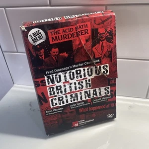Fred Dinenage's Murder Casebook Notorious British Criminals - DVD Ci network - Picture 1 of 7