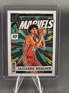 2024-25 Panini Donruss - Net Marvels Zaccharie Risacher #14 (RC) - Imagen 1 de 2
