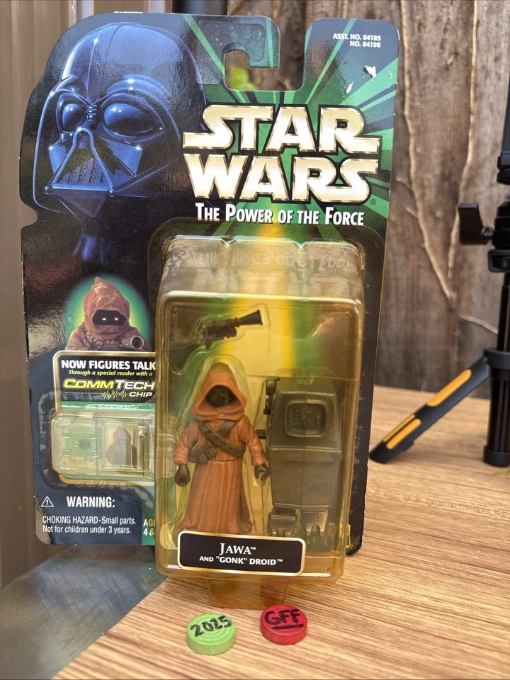 Hasbro Star Wars 1999 TPOTF CommTech Chip "Jawa & Gonk Droid" B4