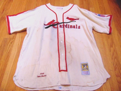 MITCHELL & NESS MLB ST. LOUIS CARDINALS STAN MUSIAL JERSEY SIZE 60 4XL Cover