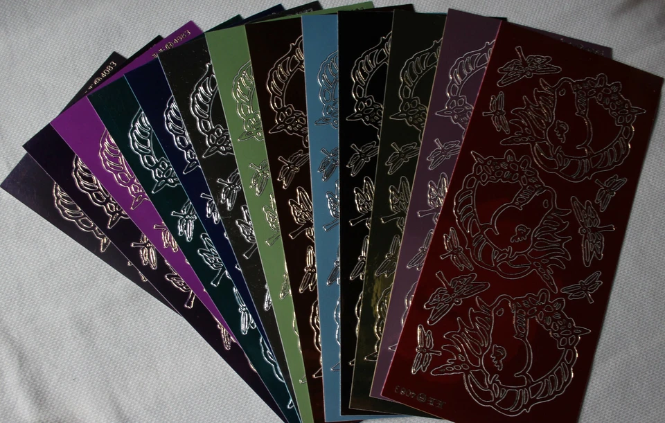 Stickerbogen Spiegelfolie "Einhorn", Jittenmeier - Bild 1 von 1