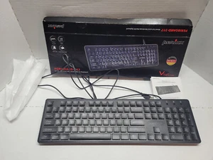 Perixx PERIBOARD-317 (11474) LED Backlit Wired Keyboard Open Box - Original Box - Picture 1 of 13