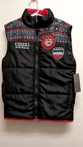 Coogi Youth 6 Black Zip Up Puffy Vest NWT. - Picture 1 of 3