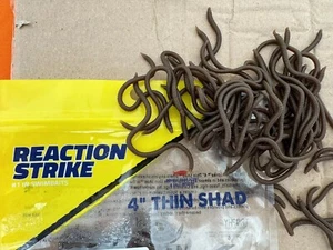 7-10cm earth Worm Fake Bait 35 Per Pack Flavour Infused Carp, Tench, Bream, - Picture 1 of 3