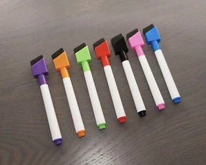 Just One | Set of 7 Erasable Felt Markers | Official Replacement Game Pieces - Picture 1 of 6