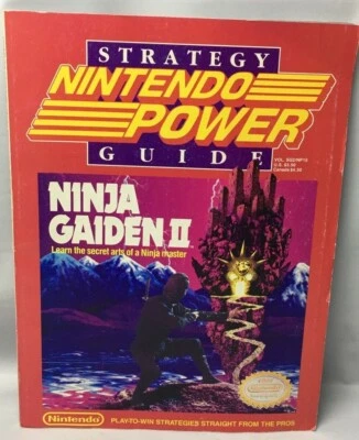 Nintendo Power Strategy Guide Vol. SG2/NP15 Ninja Gaiden II con póster 1990 regalo Foto 1 de 4