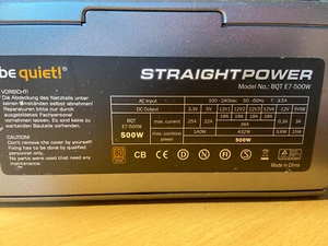 Be Quiet Straight Power E7 500W ATX Netzteil 500 Watt - Bild 1 von 3