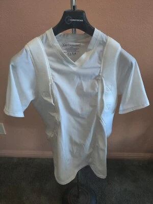 5.11 Tactical Series Conceal carry tshirt white Men's LARGE - Image 1 of 4