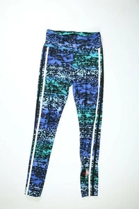 Womens No Boundaries Super Soft High-Rise Blue Print Stripe Leggings NEW! NWT - Picture 1 of 3