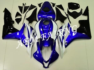 White Blue ABS Injection Mold Bodywork Fairing Panel Kit for CBR600RR 2007 2008 - Picture 1 of 7