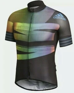 Adidas Adistar Pride Cycling Fitting Jersey FJ6571 Size XL LGBTQ B22 - Picture 1 of 4