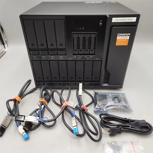 QNAP TL-D1600S 16 Bay SATA 6Gbps JBOD Storage Enclosure.PCIe SATA Interface Card - Zdjęcie 1 z 5