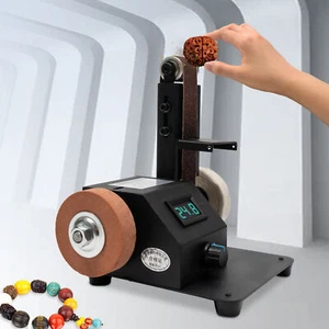 Mini Belt Sander Knife Sharpener DIY Electric Desktop Polishing Grinding Machine - Picture 1 of 18