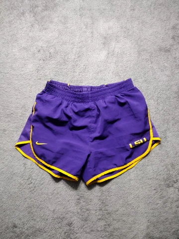 LSU Nike Dri-Fit Shorts Womens XS Purple Nike Team Louisiana State University Cover