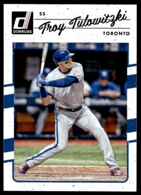 2017 Donruss Baseball Card Troy Tulowitzki Toronto Blue Jays #169 - Image 1 of 2