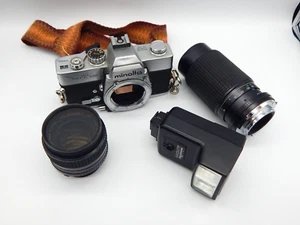 Cámara de colección Minolta SRT-102 con Rokkor-X 50 mm 1:1,4 con correa bonita - EF598 - Imagen 1 de 22