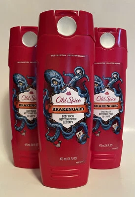 3 Old Spice Krakengard Body Wash 16 oz. each - Image 1 of 4