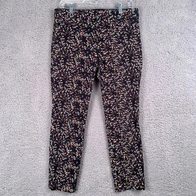 Banana Republic Women’s Sloan "Ditzy Floral" Long Pants Size 6 Flat Front Zip - Image 1 of 4